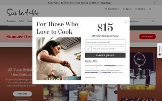 Sur La Table of Lake Grove website