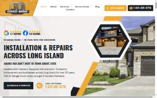 Bolt Garage Door Repair website