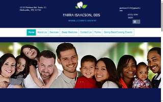 Farra Isaacson, DDS - General and Cosmetic Dentist website