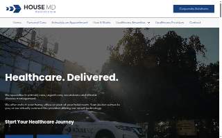 House MD Healthcare website