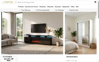Meble Furniture of Lake Ronkonkoma website
