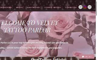 Velvet Tattoo Parlor LLC of Lake Ronkonkoma website