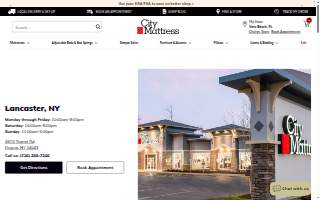 City Mattress of Lancaster website