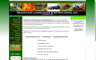 Grandview Landscaping website