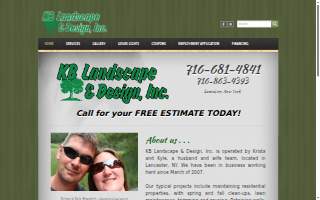 Kb Landscape & Design, Inc. website