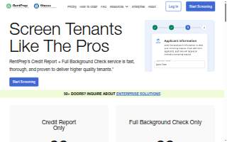 RentPrep website