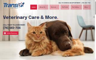 Transit Animal Hospital of Lancaster website