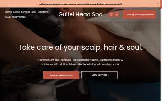 Guifei Head Spa website