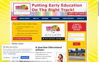 Kiddie Junction website
