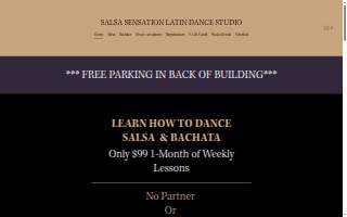 Salsa Sensation Latin Dance Studio of Levittown website