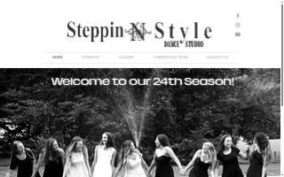 Steppin N Style Dance website