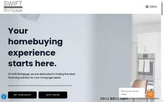 Swift Mortgage website