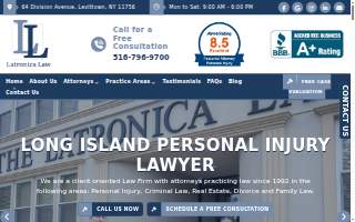 The Latronica Law Firm, P.C. website