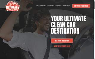 Ultimate Express Car Wash website