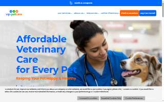 VIP Health Care Services website
