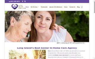 Alpha Senior Home Care of Lindenhurst website