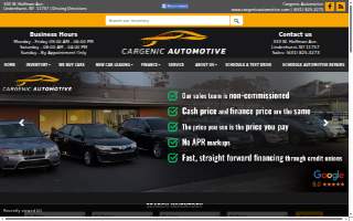 Cargenic Automotive website