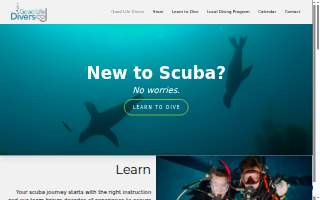 Good Life Divers website