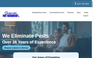 Skyway Pest Management Inc website