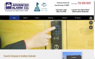 Advanced Alarm Inc website