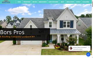 Bors Pros Roofing Company website