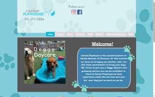 Canine Playhouse website