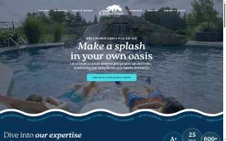 Chameleon Pools website