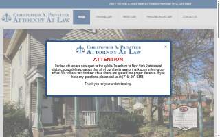 Christopher A Privateer Attorney At Law website