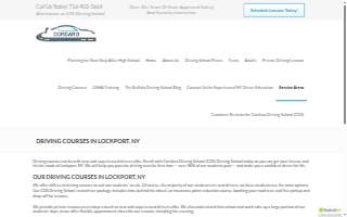 Cordaro Driving School website