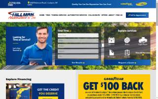 Hillman Automotive and Tire website