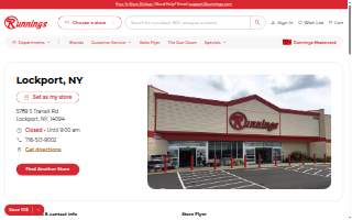 Runnings website