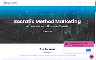 Socratic Method Marketing website