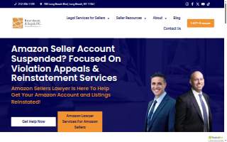 Amazon Sellers Lawyer - Law Firm of Rosenbaum & Segall P.C. website