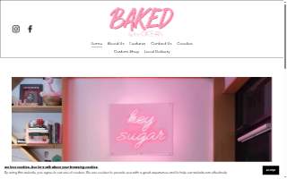 Baked By The Ocean website