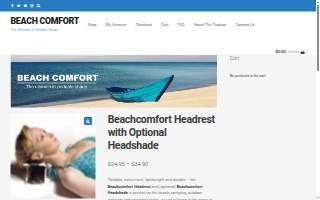 Beach Comfort website