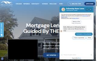 Fellowship Home Loans website