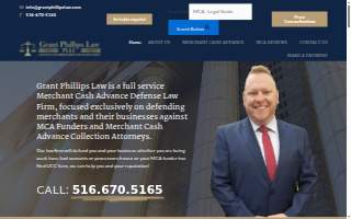 Grant Phillips Law, PLLC., MCA DEFENSE ATTORNEYS website