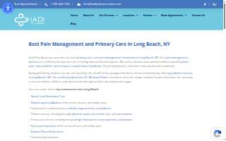 Hadi Pain Associates - Long Beach website