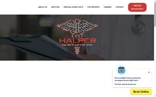 Halper Family Medicine website