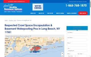 Healthy Basement Systems website