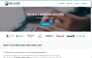 Island Digital Marketing website