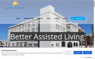 Long Beach Assisted Living website