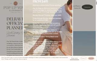 Pop Up Vows LLC website