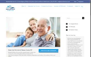 Brookside Home Care website