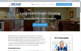 Long Island House Cleaning website