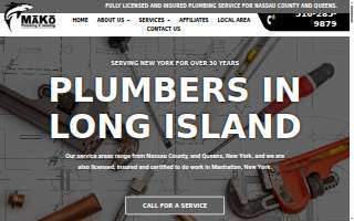 Mako Plumbing & Heating website