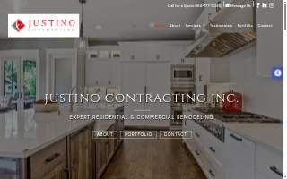 Justino Contracting Inc. website