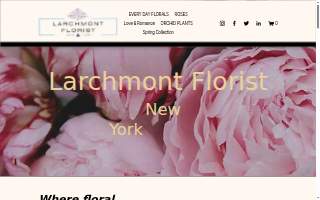 Larchmont Florist NY website