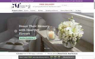Mamaroneck Flowers website