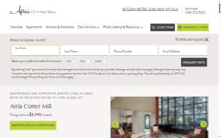 Atria Cutter Mill website